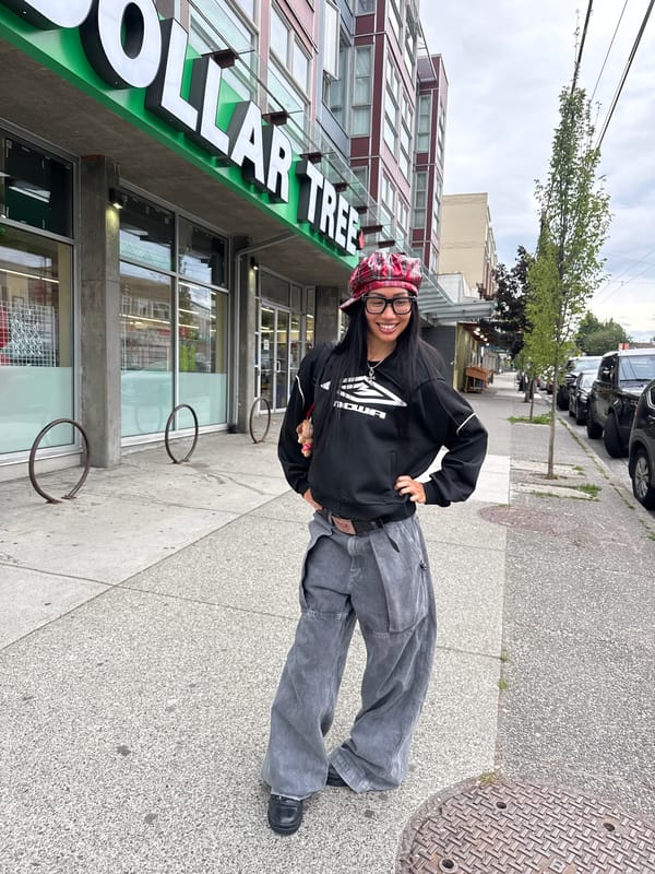 Young person photographed at multiple Vancouver locations early morning