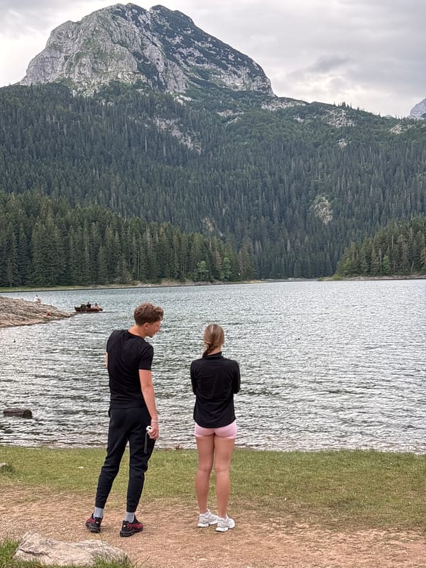 Quiet lakeside stop in Pitomine, Montenegro