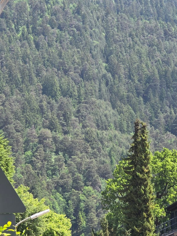 Morning street scenes captured in Garmisch-Partenkirchen, Germany