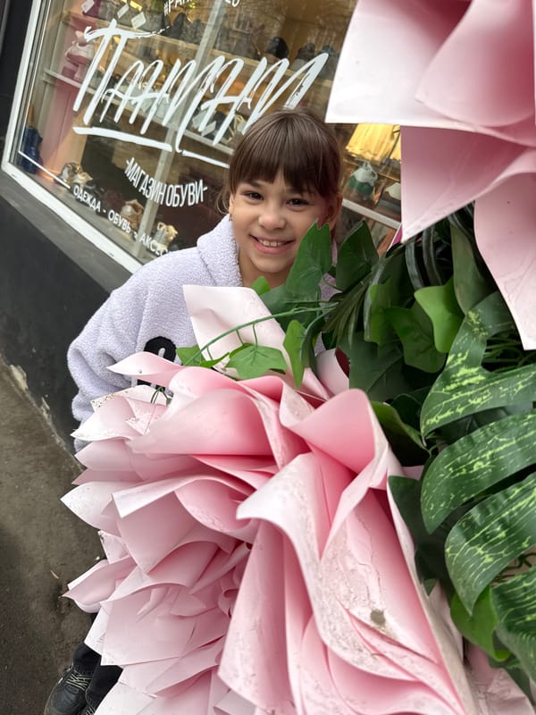 Flower displays captured by residents in Zhukovo, Russia