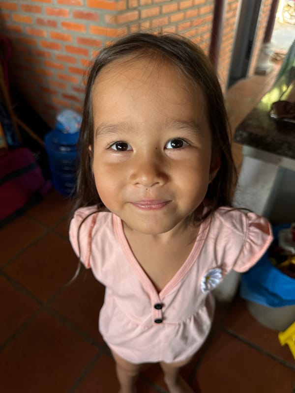 Morning fruit breakfast shared in Mũi Né, Vietnam