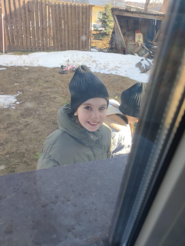 Spring cleaning and children's play observed in Votkinsk household