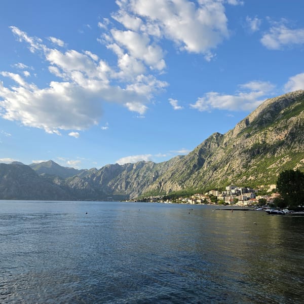 Scenic views captured in Dobrota Montenegro coastal landscape