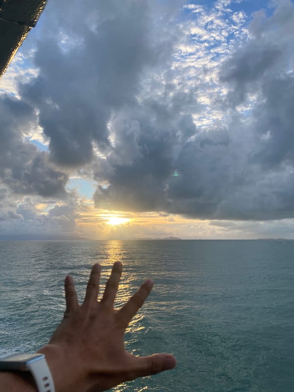 Dramatic storm clouds observed over Don Sak harbor Thailand