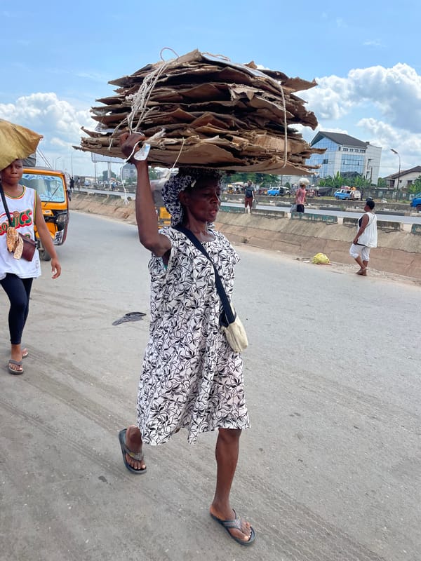 Midday market hustle across Onitsha and Fegge, Nigeria