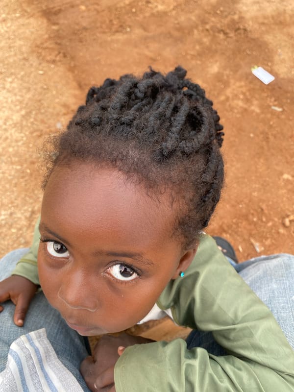 Young girl photographed in Kuru Dungus, Nigeria
