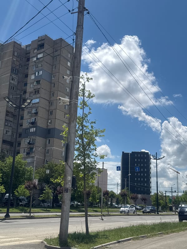 Morning street scenes documented in Tbilisi, Georgia