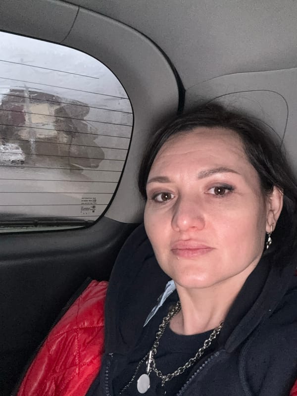 Woman resting in car seat observed in Derbent