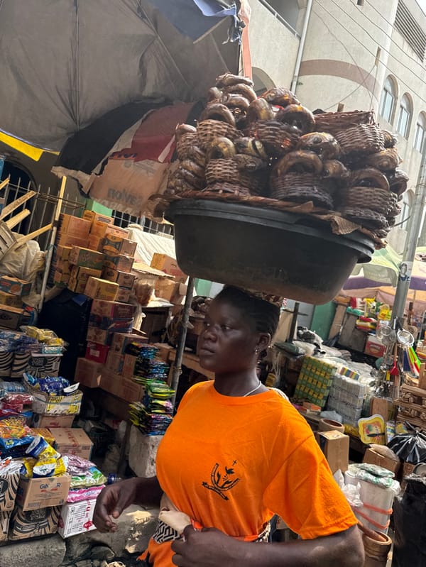 Daily life unfolds at Lagos street markets