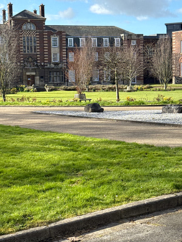 Sunny day activities captured at University of Hull campus