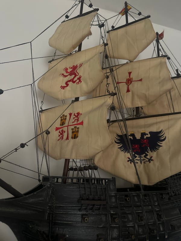 Historical exhibits featuring medieval ships and knights documented in Sofia