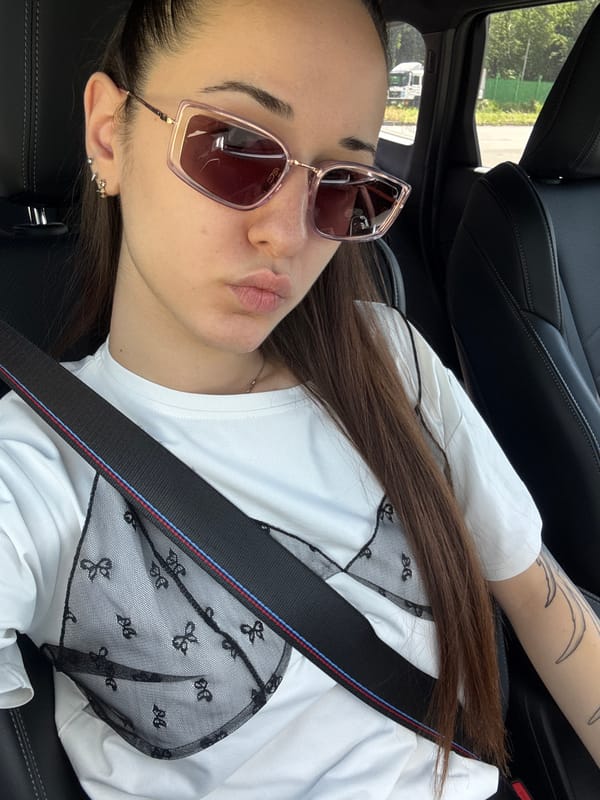 Woman observed in car in Shumen, Bulgaria