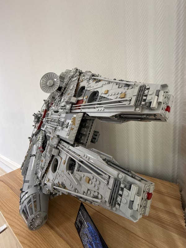 LEGO enthusiast documents Millennium Falcon and ship models in Krasnoyarsk