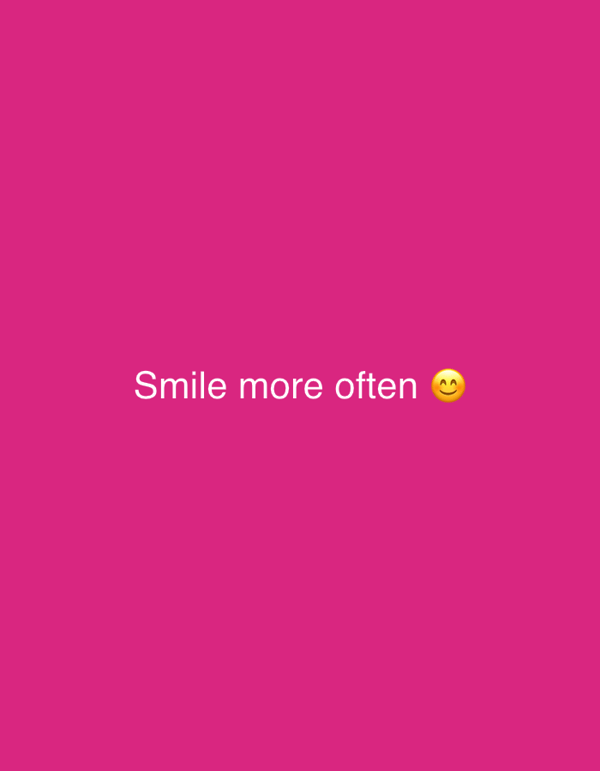 Motivational "Smile more often" message spotted in Minsk