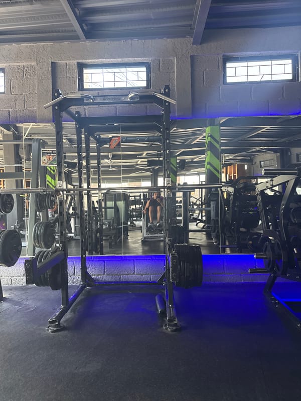 Gym interior documented in Puebla, Mexico