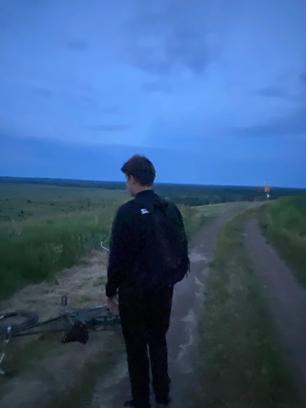 Evening documentation of rural Ukrainian village life and landscapes