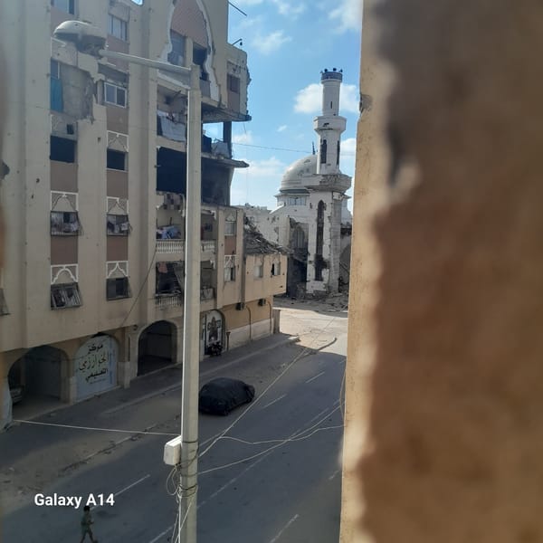 Daily life and destruction side by side in Khan Yunis