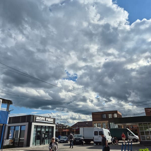 Summer afternoon stroll through Bila Tserkva under changing skies
