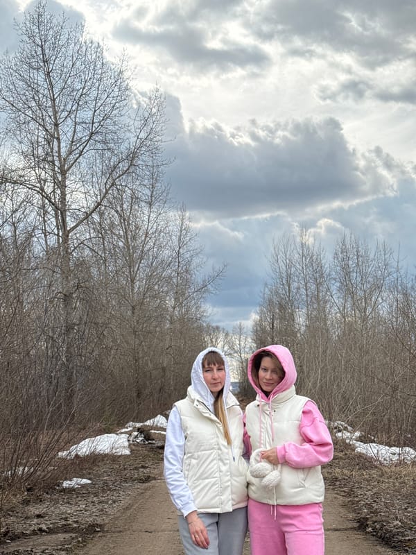 Women document spring awakening during Chaikovsky nature walk