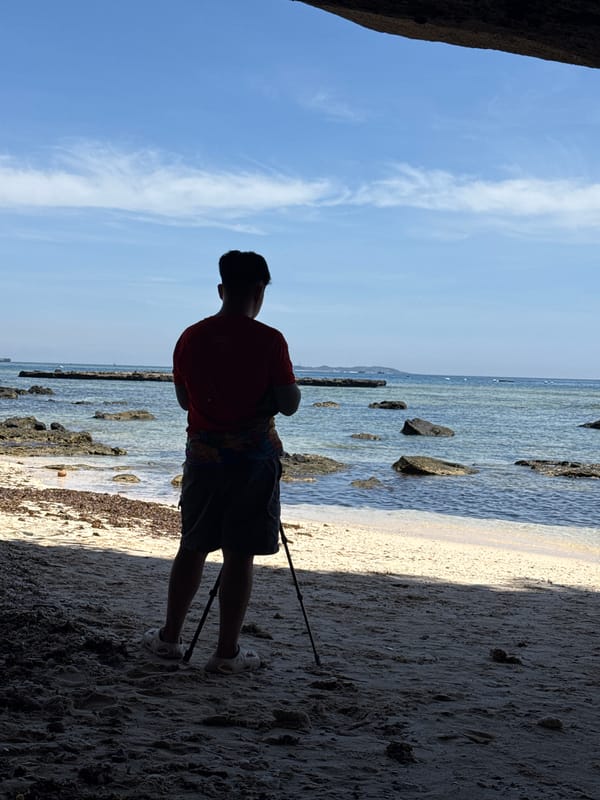 Morning activity along the beaches and waters of Lý Sơn Island