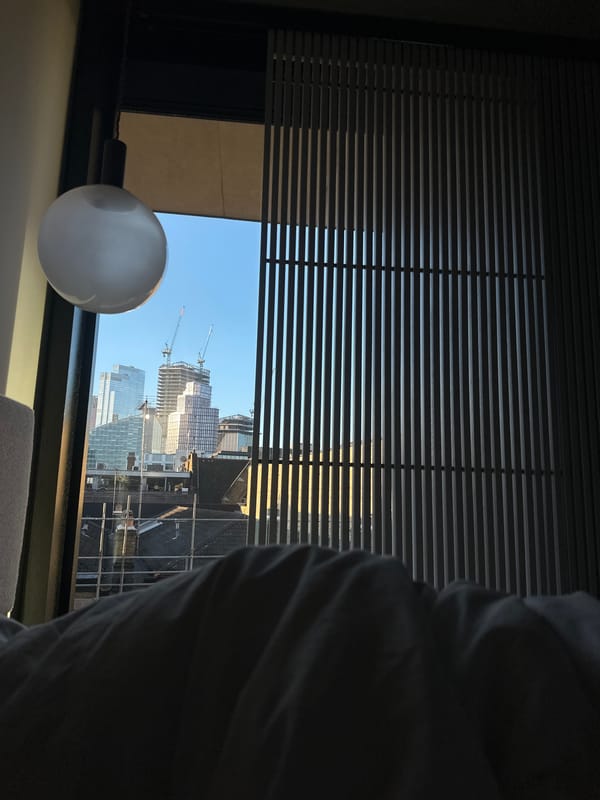 Morning views captured of City of London financial district