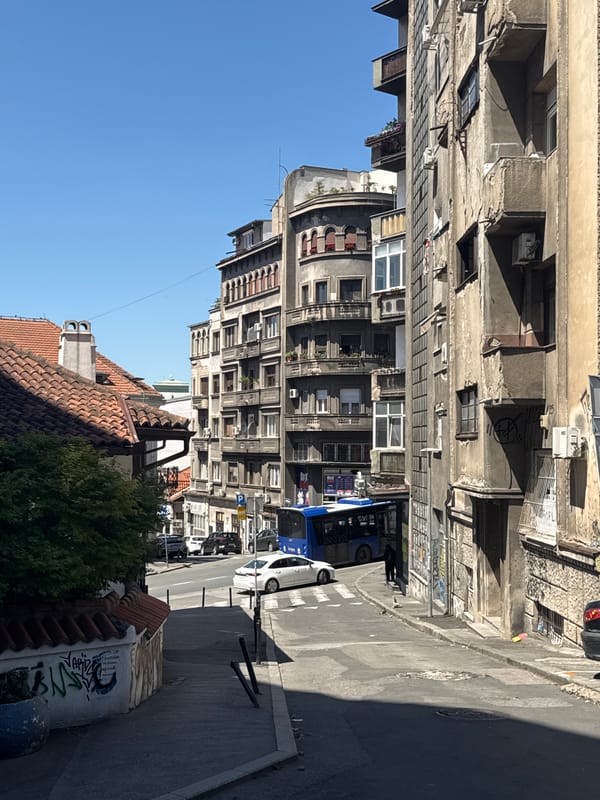 Street scenes and city life across central Belgrade