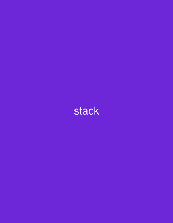 Digital displays show repeated 'stack' messages and casual greetings