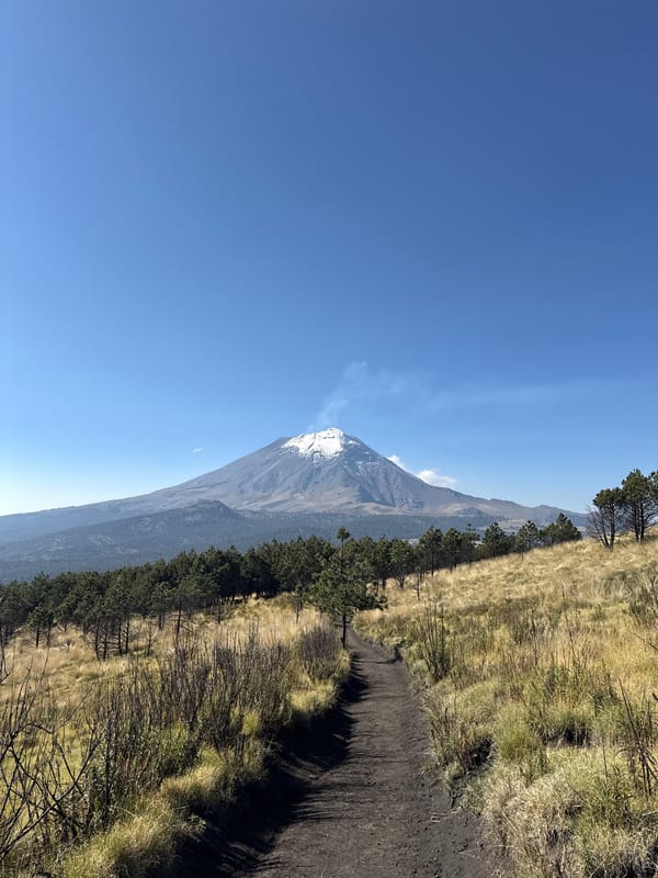 Hiker documents trails at Popocatépetl National Park, Mexico