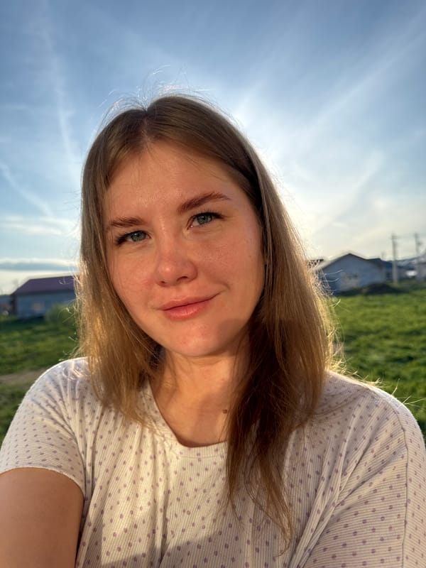 Woman photographed twice in rural Russia early morning