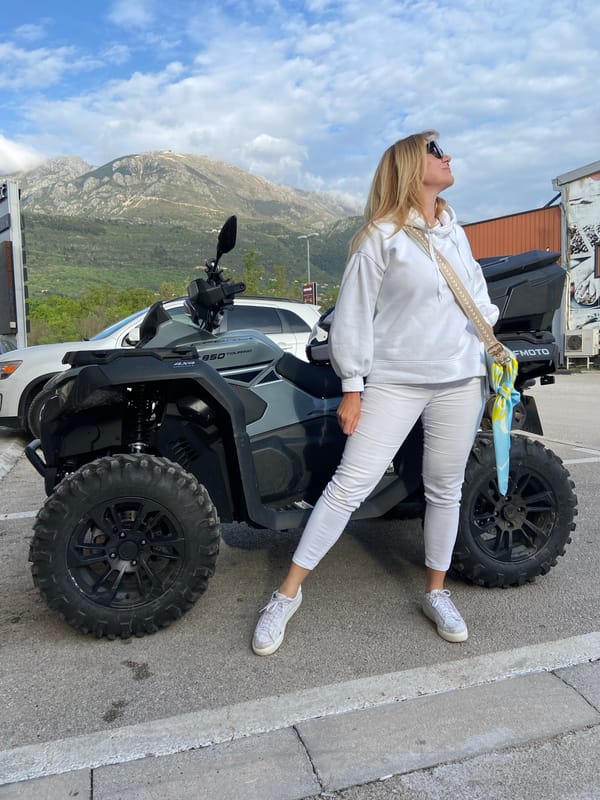Three women pose with Burger King crowns in Montenegro