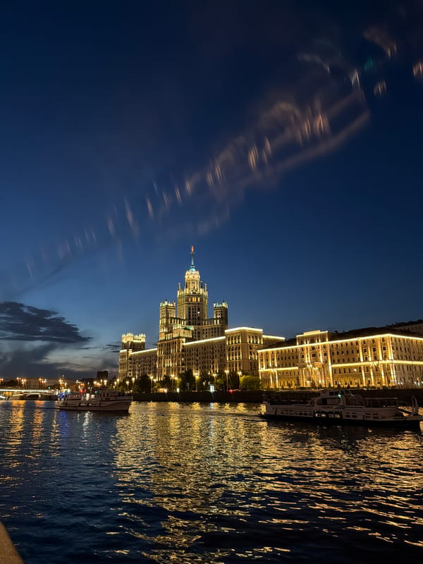 An evening moving through Moscow's shops, markets, and streets