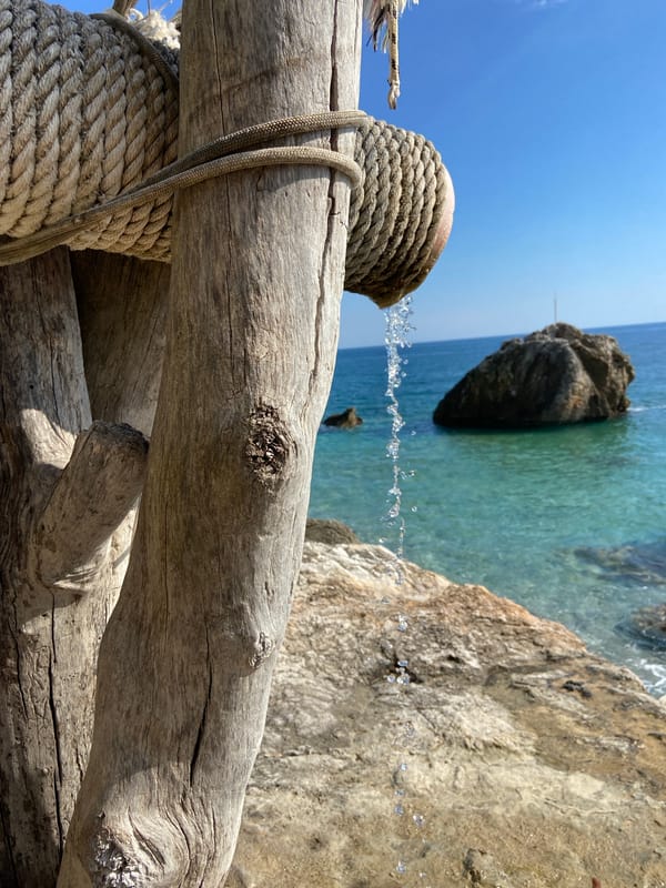 Coastal scenes captured along Montenegro's Adriatic shoreline