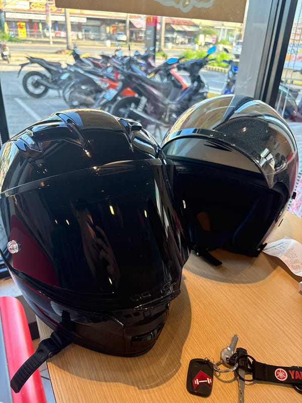 Motorcycle pit stop for McDonald's in Tagum City