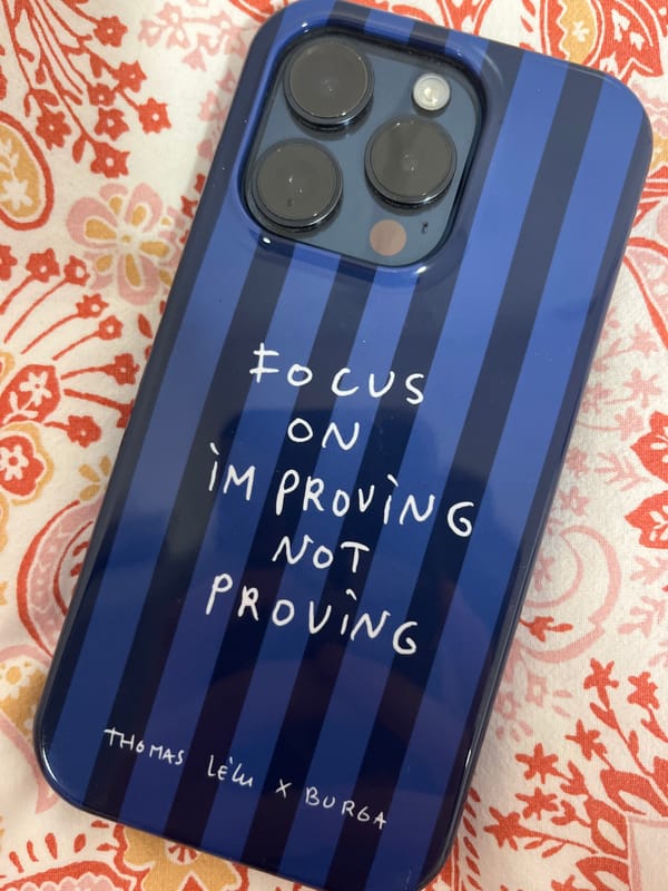 Motivational phone case spotted in Ramat Gan