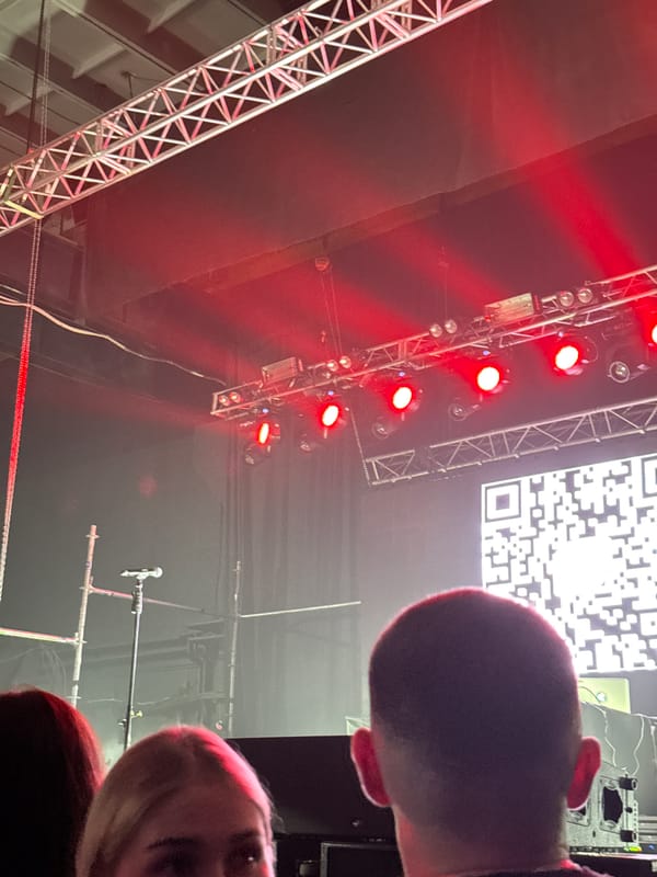 Concert event captured in Perm venue with red lighting