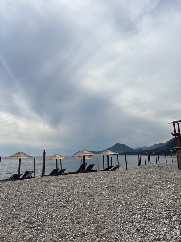 Ordinary afternoon moments documented along Bar Montenegro coastline