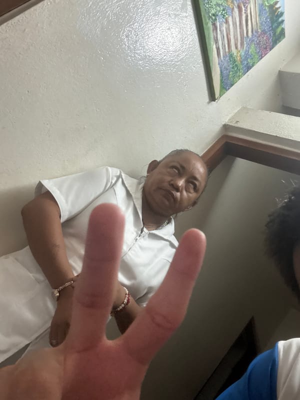 Woman in white observed at Acapulco medical facility