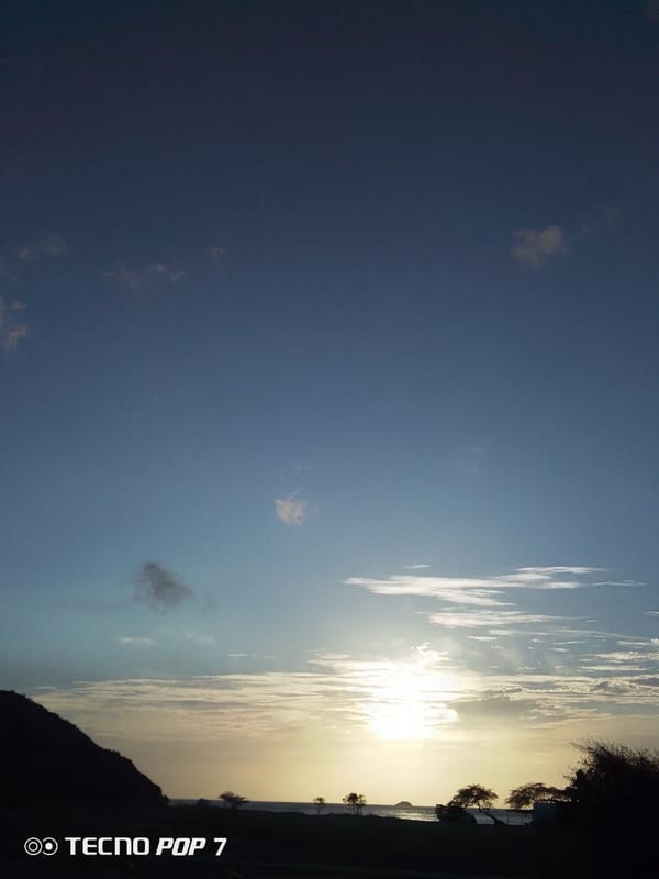 Sunset documented across Pedro González, Venezuela landscape