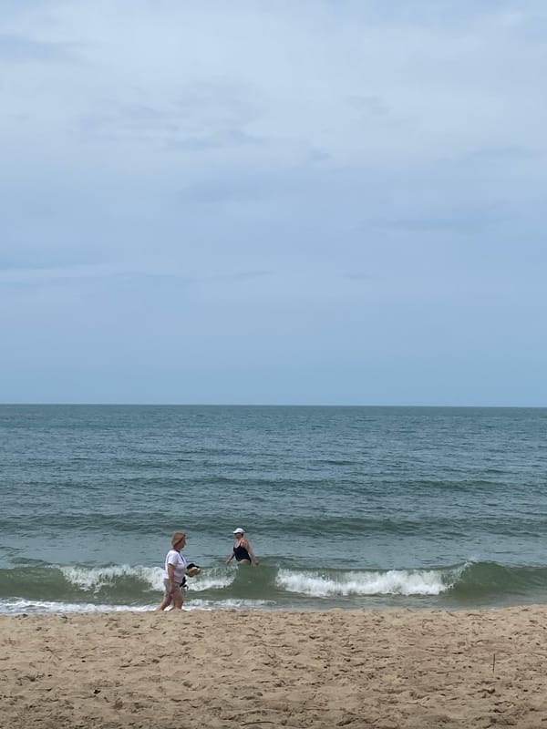 Lazy beach morning in Phu Thuy, Vietnam