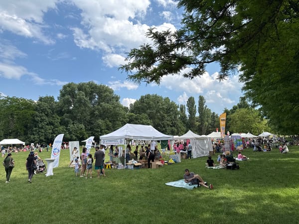 Sofia resident documents park charity event, shops, streets