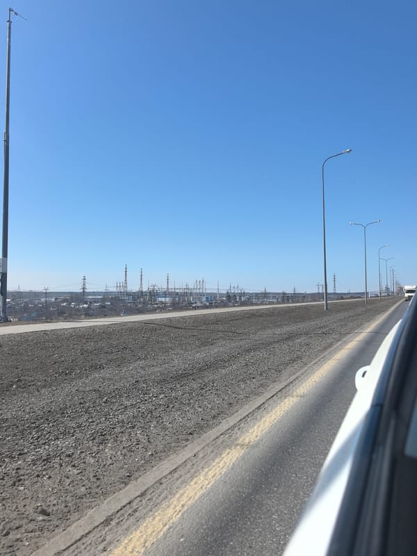 Industrial scenes and infrastructure documented around Chaikovsky, Russia