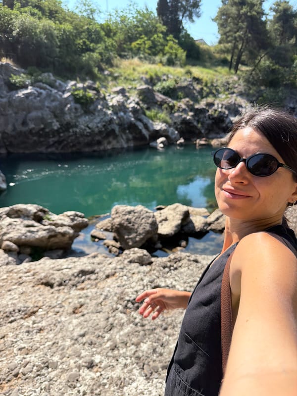 Tourist documents morning sightseeing tour through Podgorica landmarks