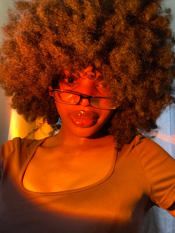 Portrait session captured in warm lighting in Iranla, Nigeria