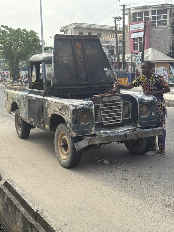 Morning street life documented in Ado, Nigeria