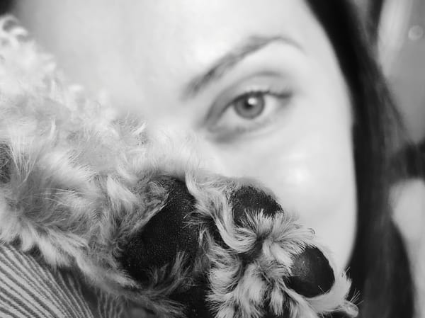 Woman documents morning routine with dog in Chaikovsky, Russia