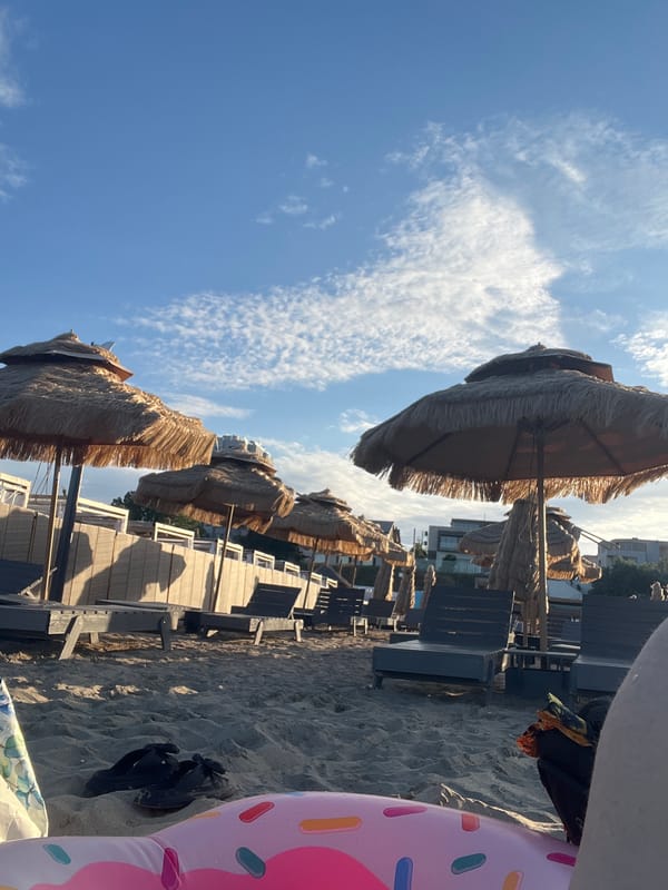 Afternoon at the beach in Constanța, Romania
