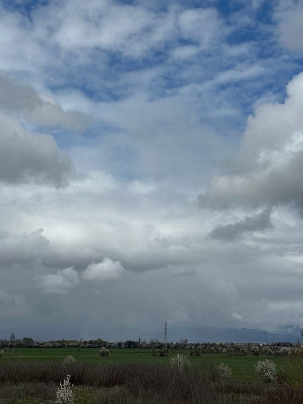 Spring weather transition observed in Sofia countryside