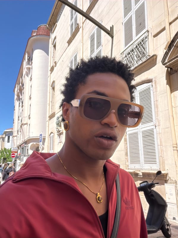 Tourist Takes Selfie on Sunny Day in Toulon