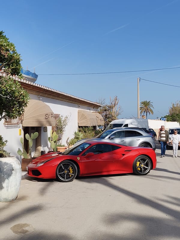 Afternoon stroll captured along Dénia's coastal promenade