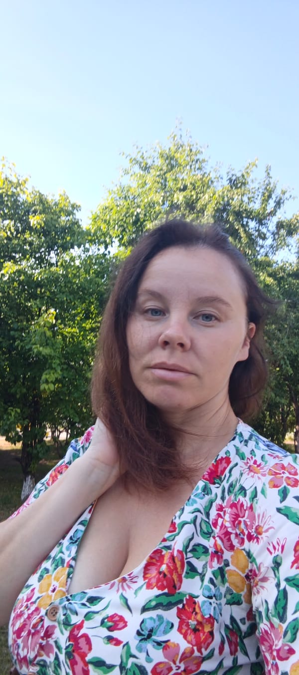 Summer day out in Chaikovsky with two fluffy dogs